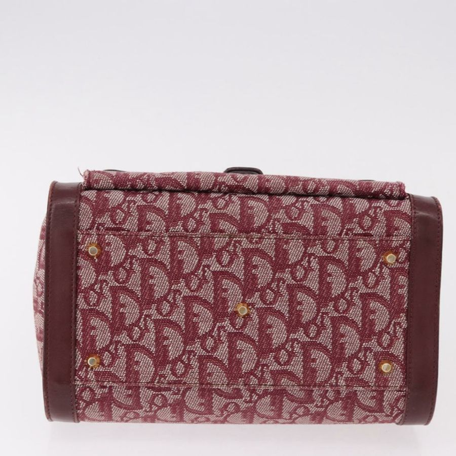 【日本直送】Christian Dior Trotter帆布手提包 紅色金色 正品 191301V-4