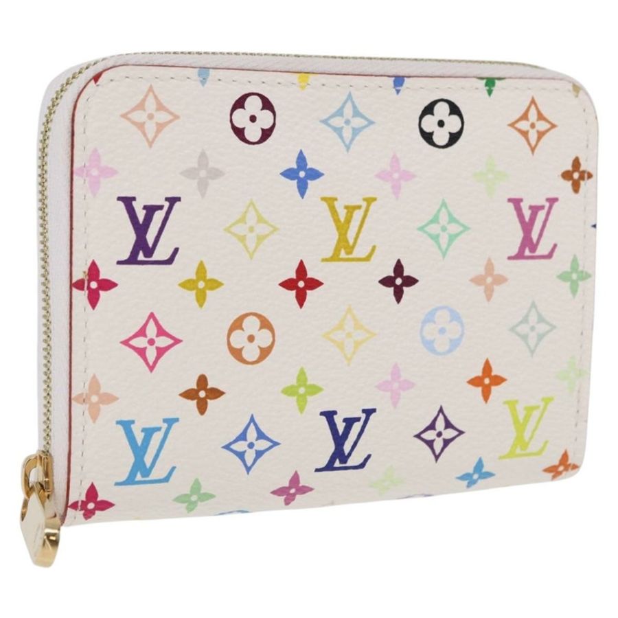 【日本直送】路易威登 Monogram Multicolor Zippy 零錢包 白色 M93741 正品 186626SAM-0