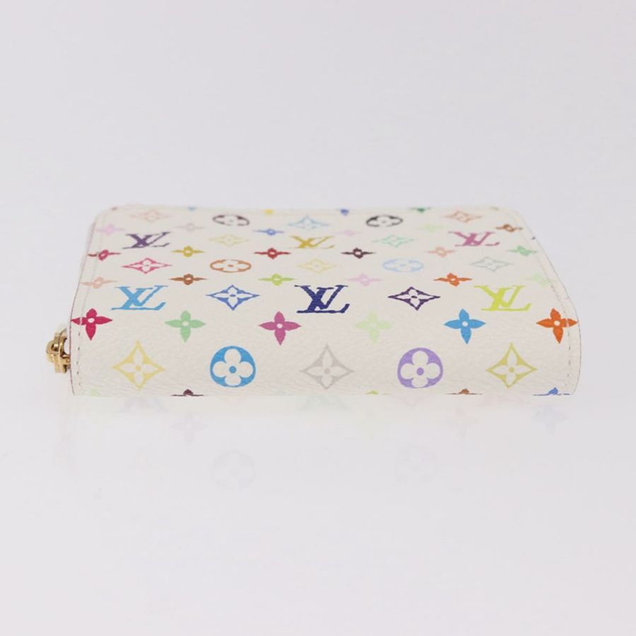 【日本直送】路易威登 Monogram Multicolor Zippy 零錢包 白色 M93741 正品 186626SAM-5