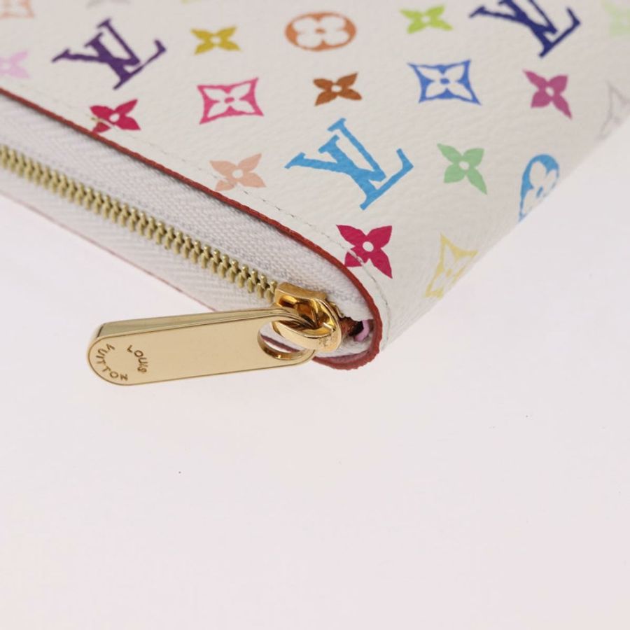 【日本直送】路易威登 Monogram Multicolor Zippy 零錢包 白色 M93741 正品 186626SAM-6