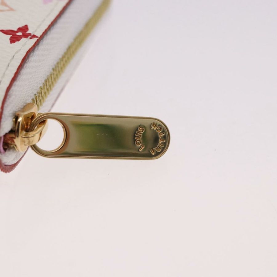 【日本直送】路易威登 Monogram Multicolor Zippy 零錢包 白色 M93741 正品 186626SAM-7