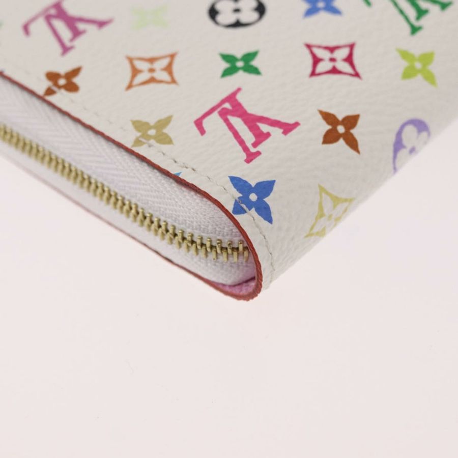 【日本直送】路易威登 Monogram Multicolor Zippy 零錢包 白色 M93741 正品 186626SAM-14