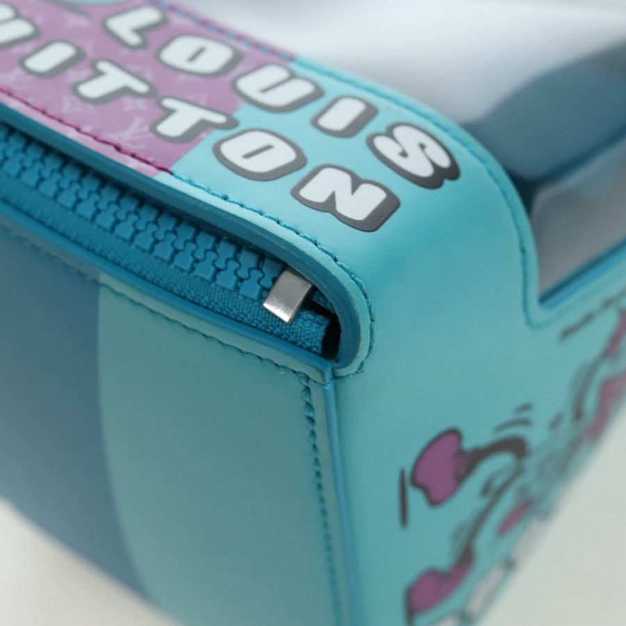 【日本直送】路易威登 Monogram Sandwich Box 手提包 藍色 M82029 LV Auth 191465SAM-16