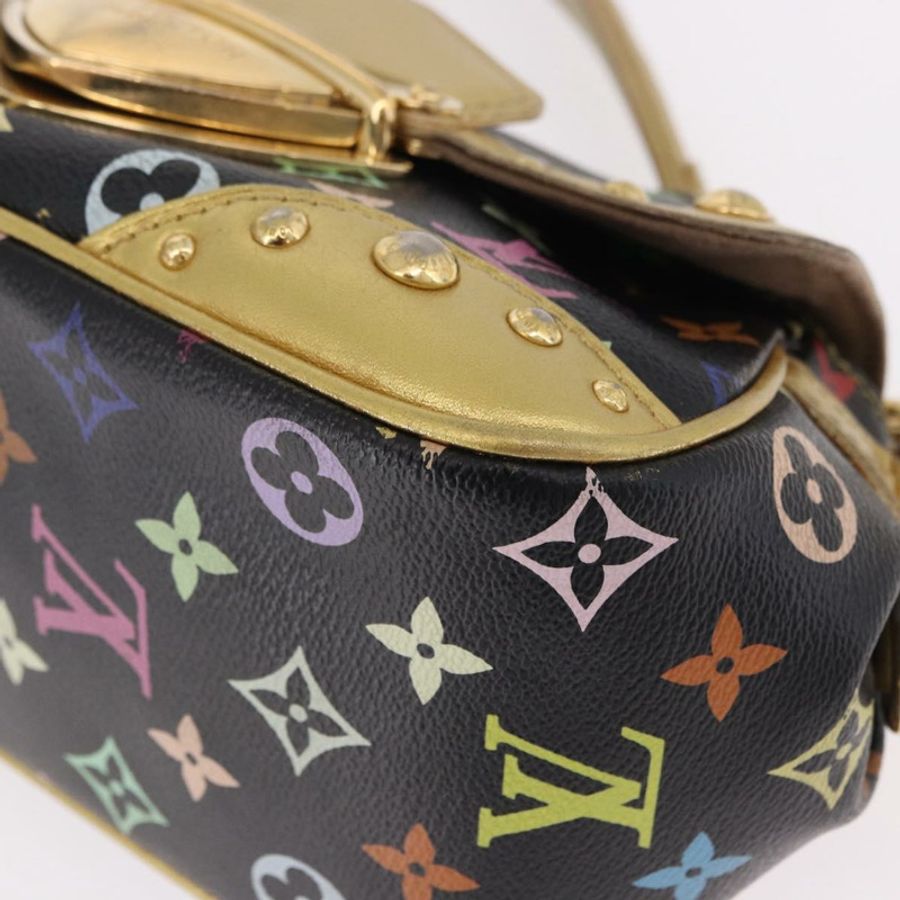 【日本直送】路易威登 Monogram Multicolor Marilyn 手袋 黑色 M40207 LV 正品 191474V-13