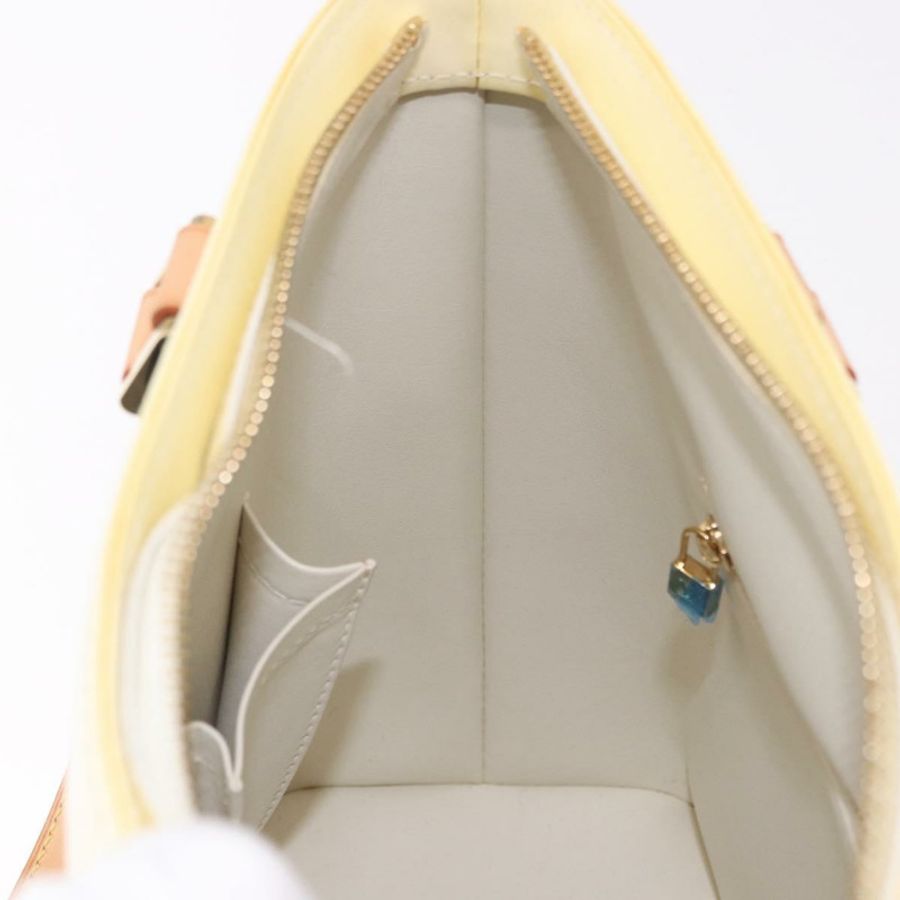 【日本直送】路易威登 Monogram Vernis Houston 手提包 Perle M91342 LV Auth 191765V-19