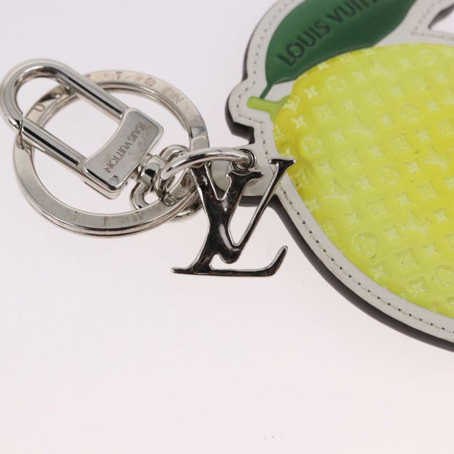 【日本直送】路易威登 Monogram Porte Cles LV 檸檬吊飾 黃色 MP3270 LV Auth 192023M-4
