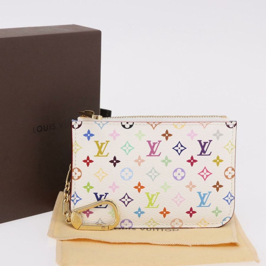 【日本直送】路易威登 Monogram Multicolor Pochette Cles NM 手袋 M93733 LV Auth 192020V-11