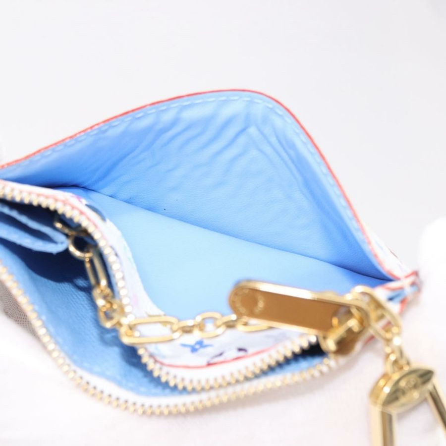 【日本直送】路易威登 Monogram Multicolor Pochette Cles NM 手袋 M93733 LV Auth 192020V-19