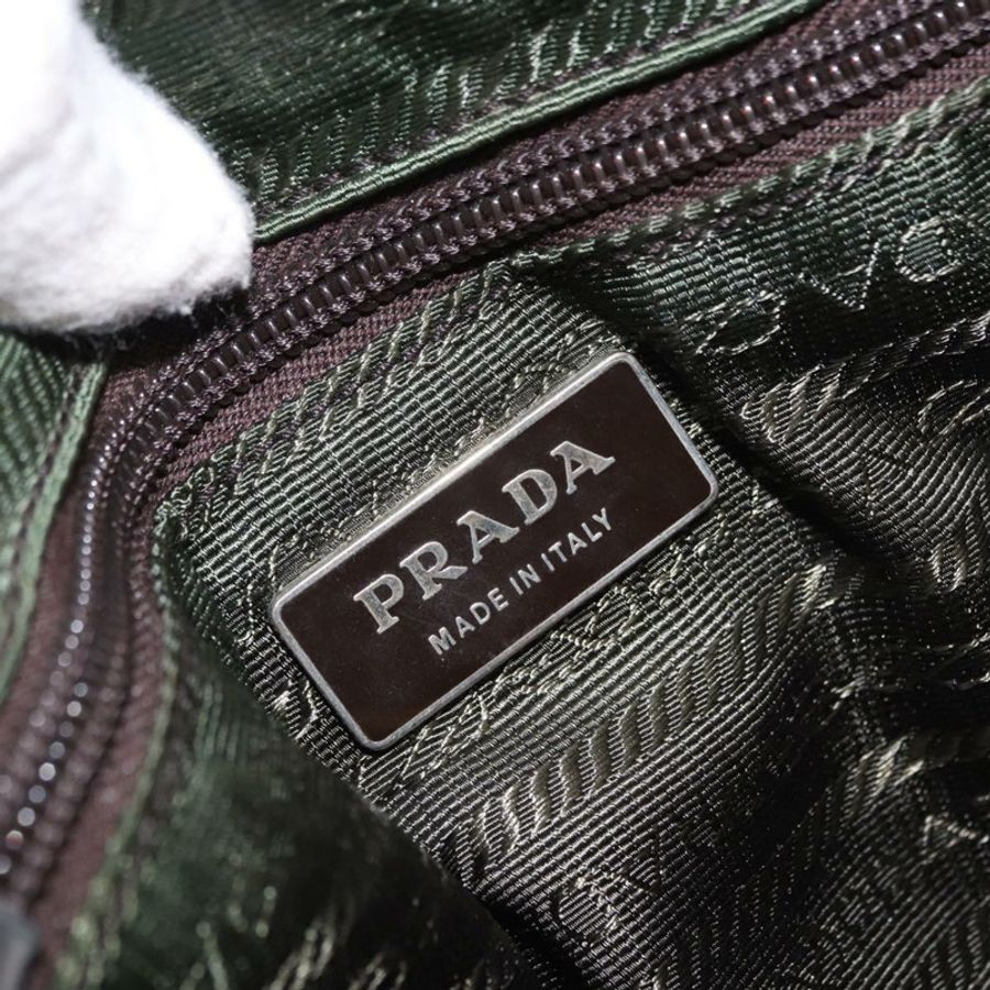 【日本直送】PRADA 手提包 皮革 黃色 銀色 正品 am12115V-18