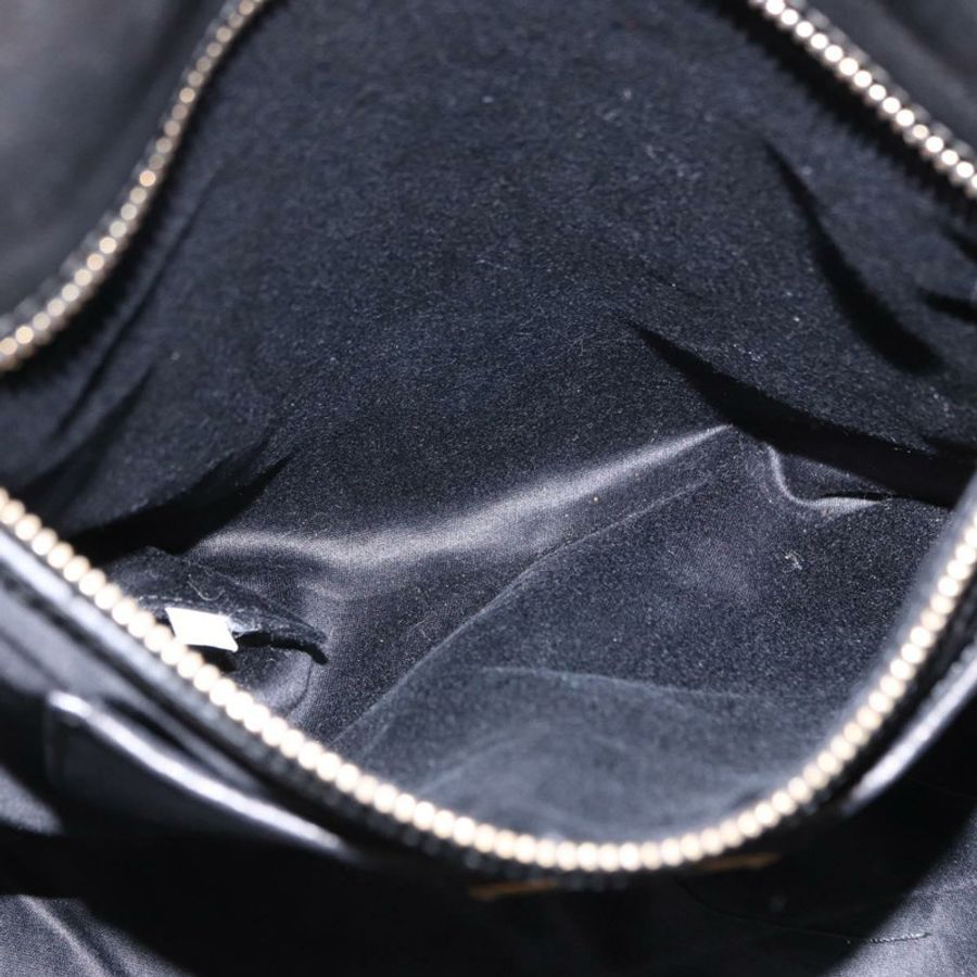 【日本直送】Miu Miu Matelasse 手提包 皮革 2way 黑色 金色 Auth am12113V-23