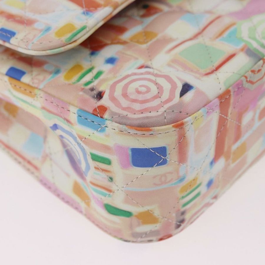 【日本直送】香奈兒 Matelasse 25 鏈條包,羊皮材質,多色銀色雙C標誌,正品編號 190690SM-14