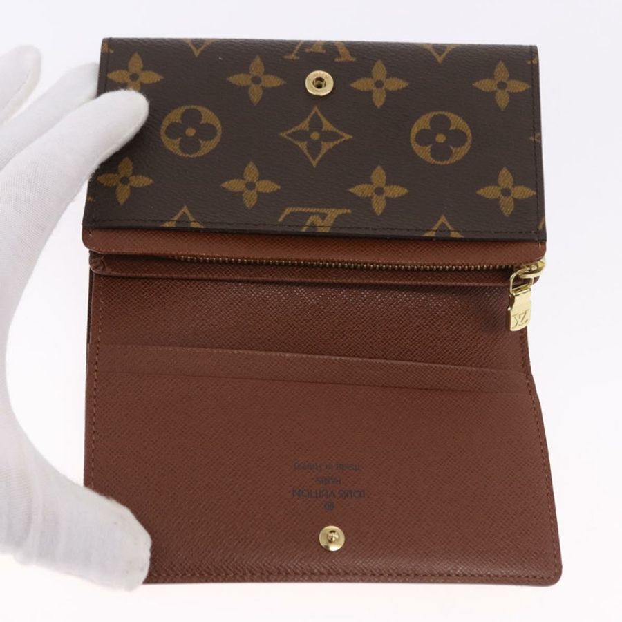 【日本直送】路易威登 Monogram Porte Monnaie Billets Tresor 錢包 M61730 正品 192172V-17
