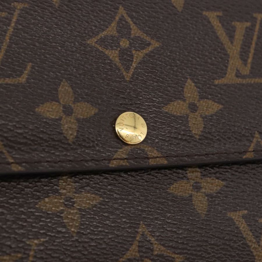 【日本直送】路易威登 Monogram Portefeuille Sarah 長版皮夾 M61734 LV Auth 192167V-16