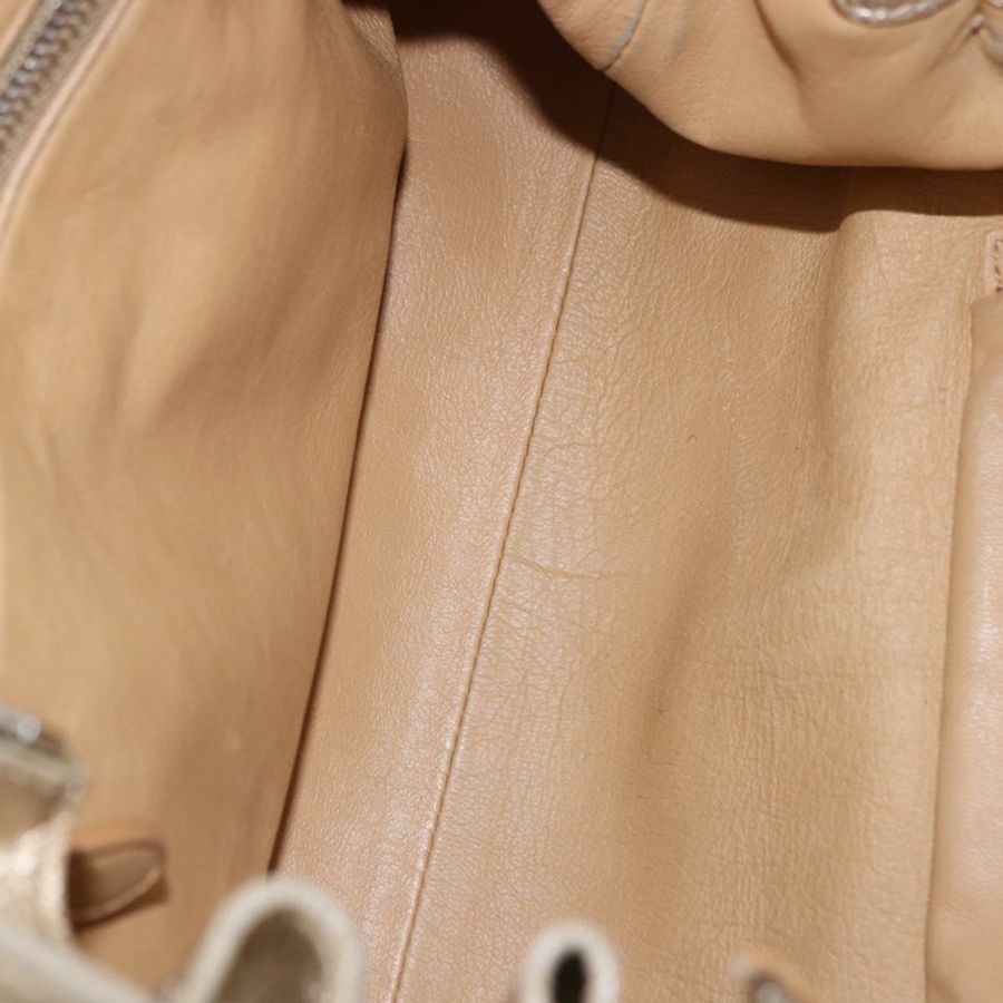 【日本直送】PRADA 手提包 皮革 兩用 銀色/金色 正品 192120A-9