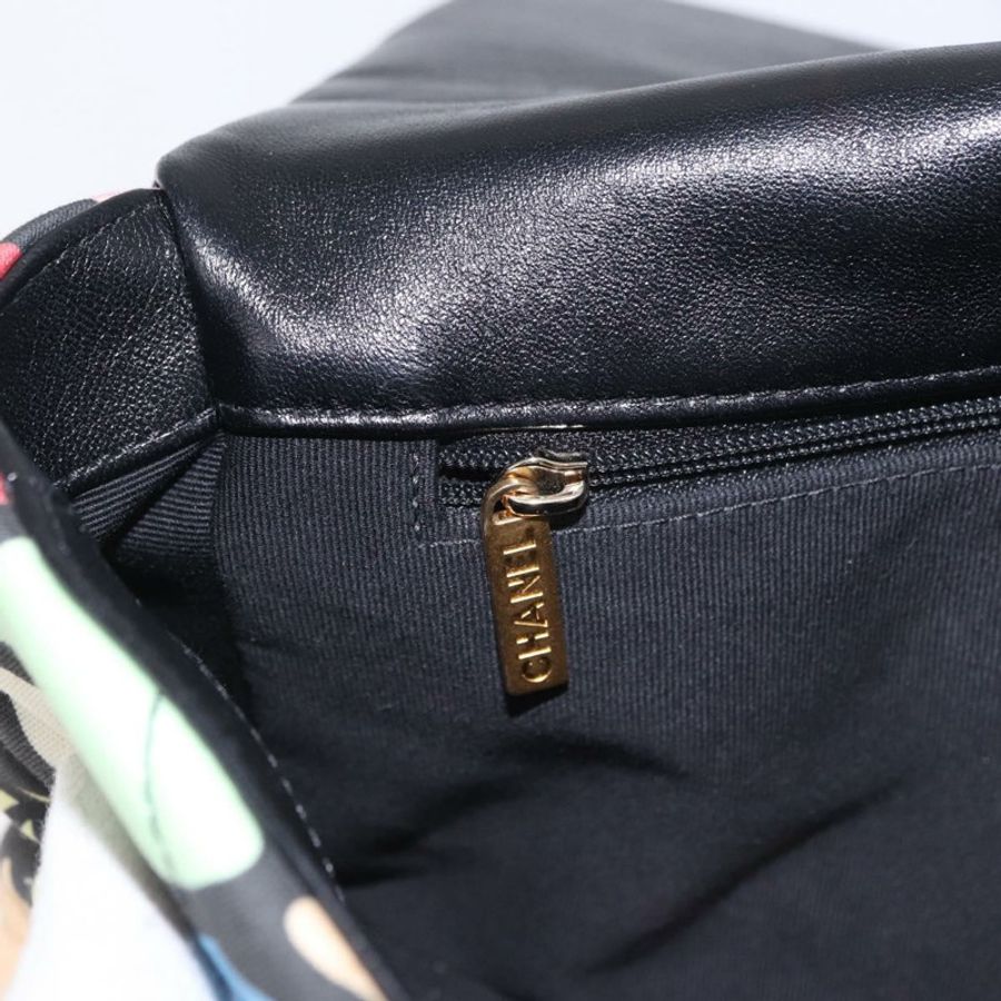 【日本直送】香奈兒 (CHANEL) Matelasse 鏈條肩背包 帆布 2way Multicolor 金色 CC 標誌 Auth 192081M-22
