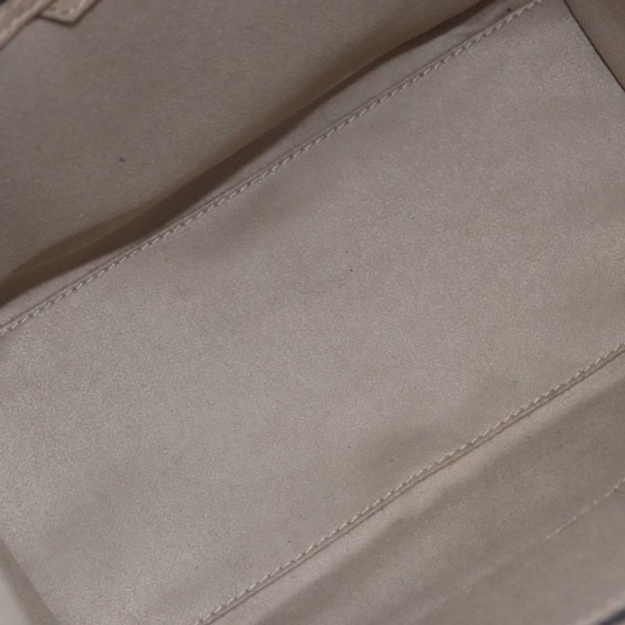 【日本直送】CELINE Luggage Micro Shopper 手提包,米色皮革,正品,貨號 191824V-9