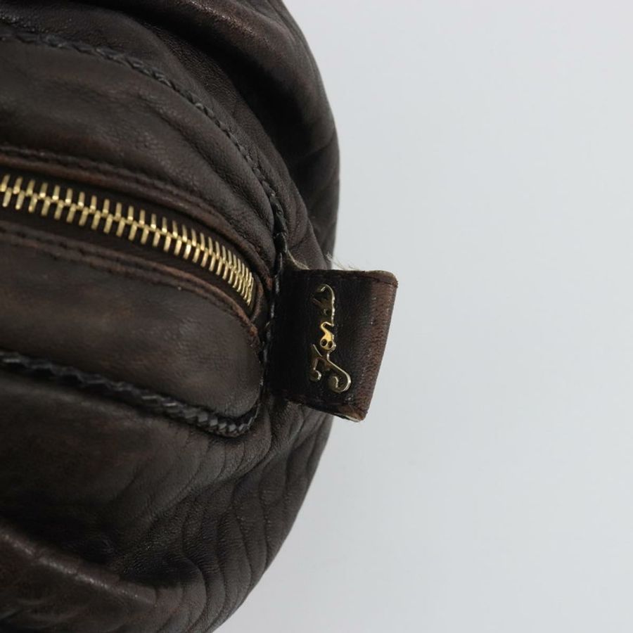 【日本直送】FENDI Zucca帆布間諜包肩包棕色黑色正品 185160V-17