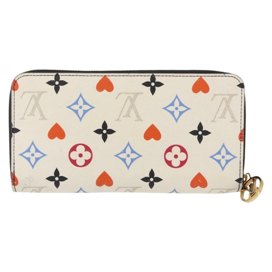 【日本直送】路易威登 Monogram Game On Zippy 長版皮夾 白色 M57491 LV 正品 192943A-1