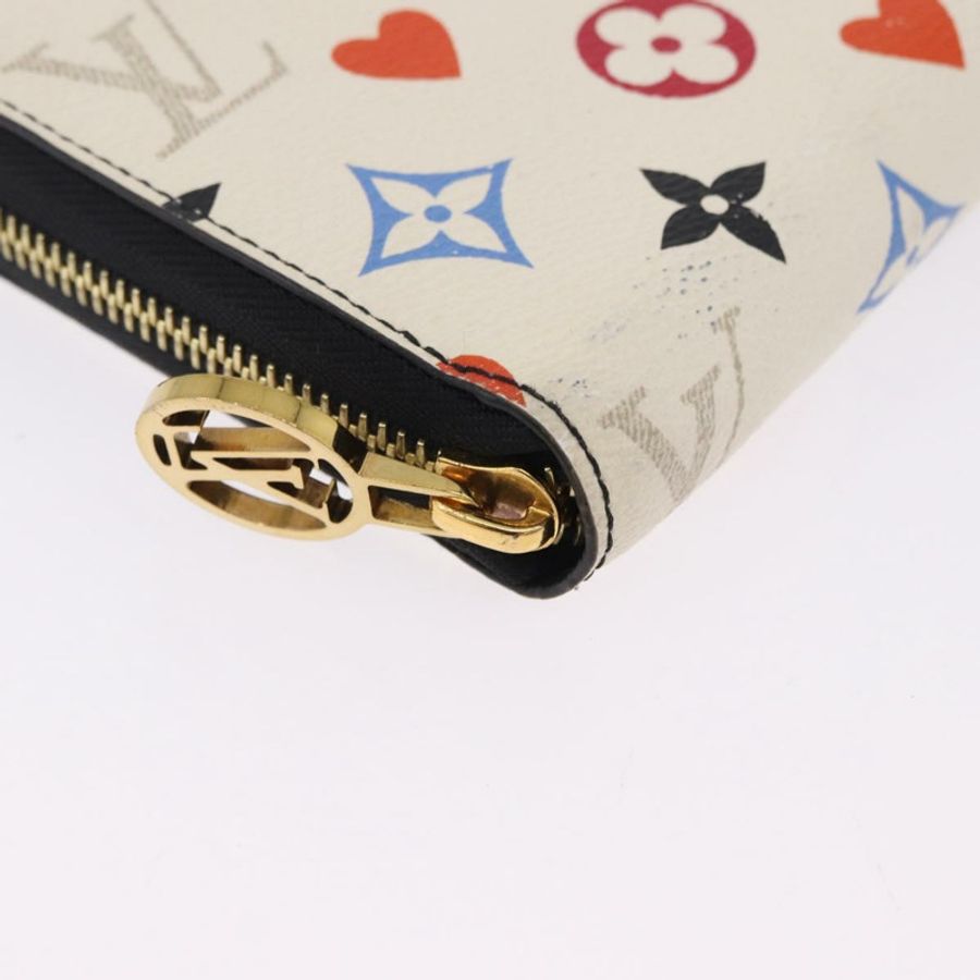 【日本直送】路易威登 Monogram Game On Zippy 長版皮夾 白色 M57491 LV 正品 192943A-6