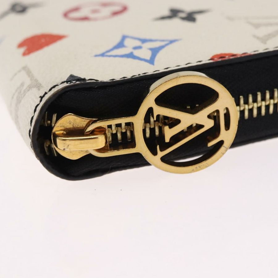 【日本直送】路易威登 Monogram Game On Zippy 長版皮夾 白色 M57491 LV 正品 192943A-7