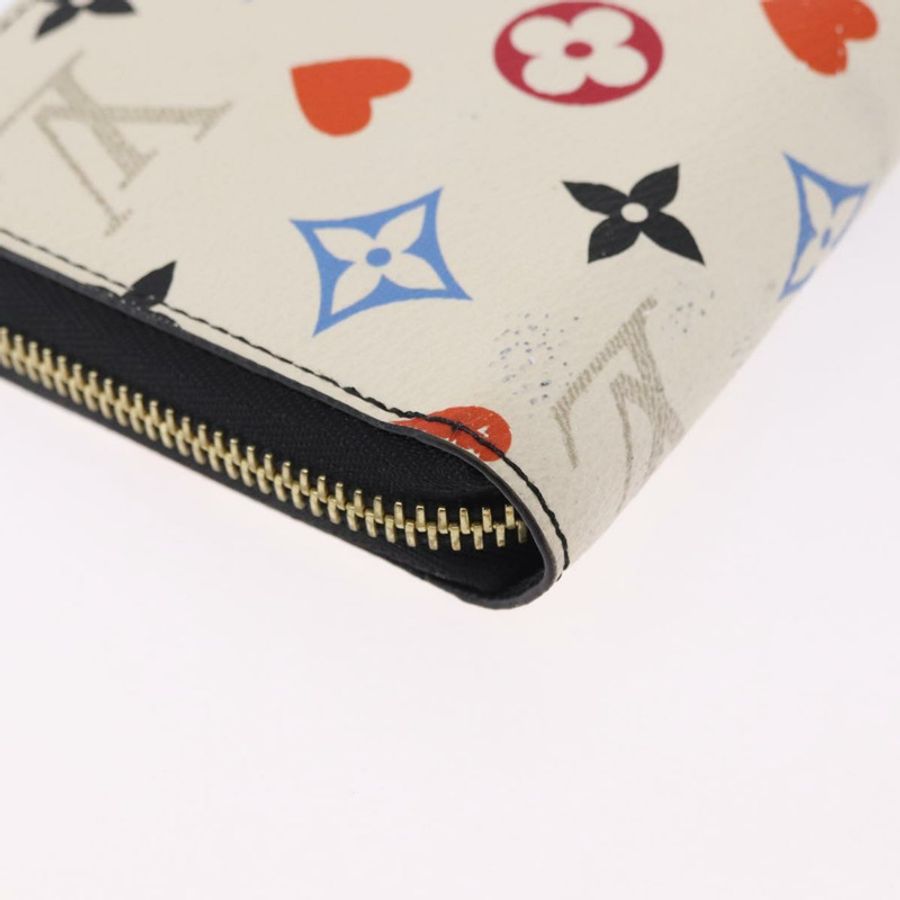 【日本直送】路易威登 Monogram Game On Zippy 長版皮夾 白色 M57491 LV 正品 192943A-14
