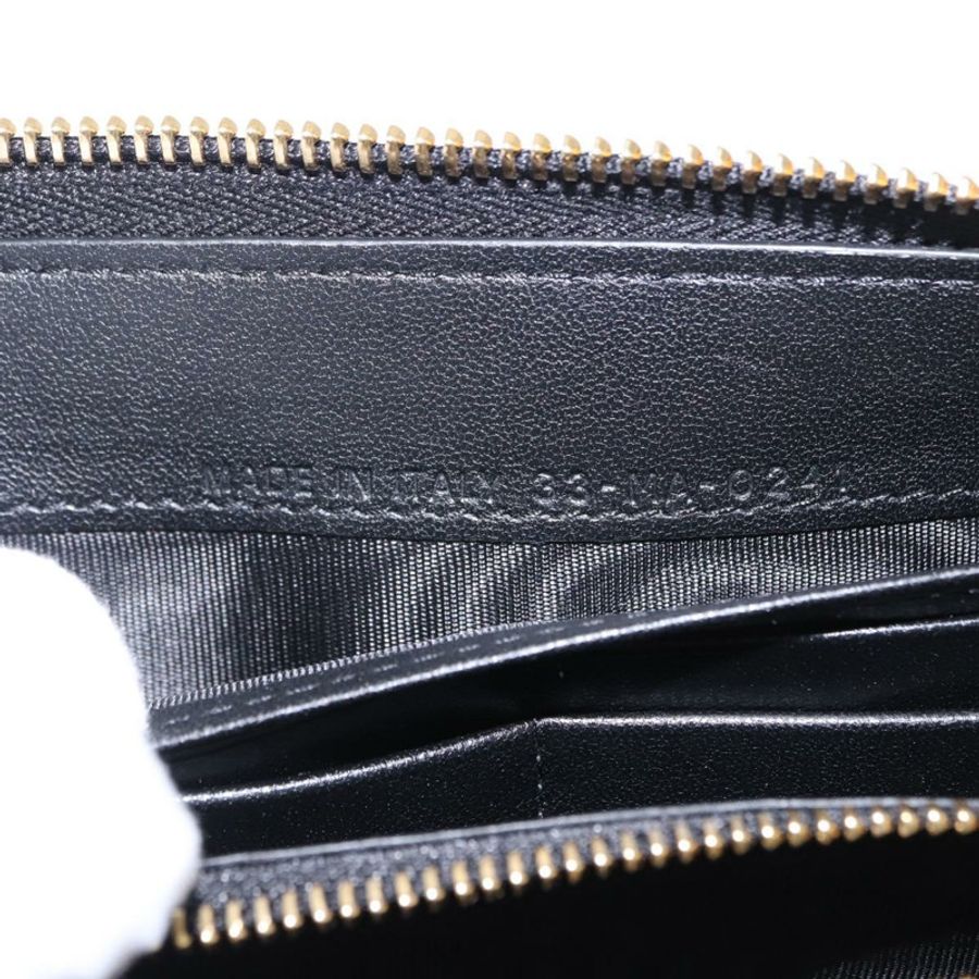 【日本直送】Christian Dior Lady Dior Canage 長皮夾,羊皮材質,黑色,金色,正品,貨號 191131M-10