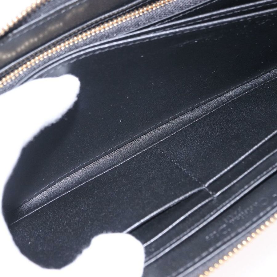 【日本直送】Christian Dior Lady Dior Canage 長皮夾,羊皮材質,黑色,金色,正品,貨號 191131M-20