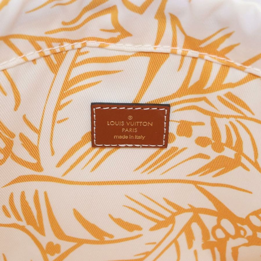 【日本直送】路易威登 (LOUIS VUITTON) 泳池邊隨行 MM 拉菲草米色手袋 M24723 LV 正品 192900SAM-20