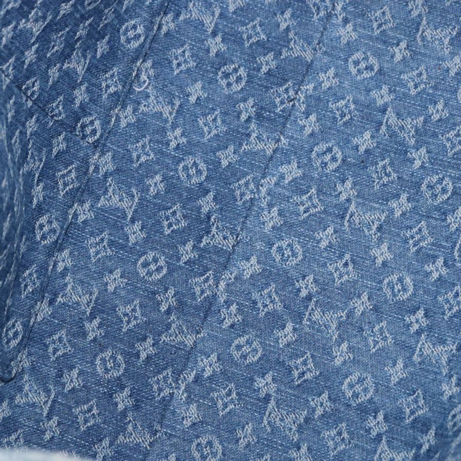 【日本直送】路易威登 Monogram Denim On The Go MM 手提包 藍色 M46871 LV 正品 192928SAM-10