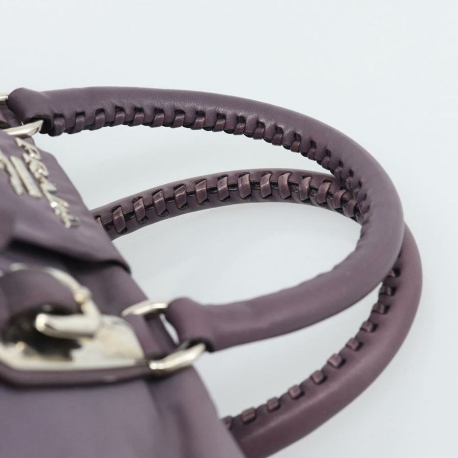 【日本直送】PRADA 尼龍手提包 2way 紫色銀色 Auth 192934A-7