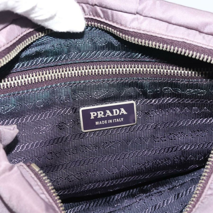 【日本直送】PRADA 尼龍手提包 2way 紫色銀色 Auth 192934A-20
