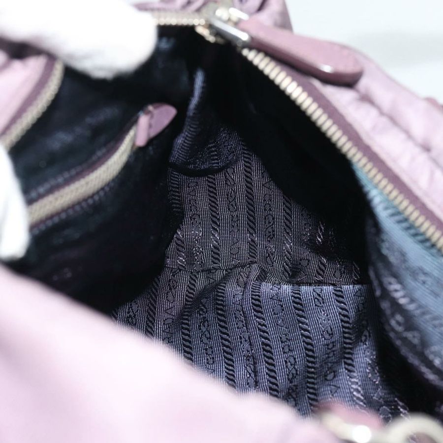 【日本直送】PRADA 尼龍手提包 2way 紫色銀色 Auth 192934A-21