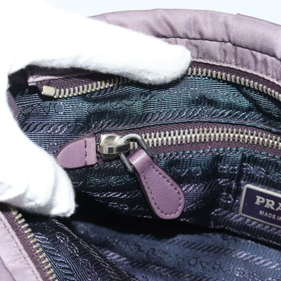 【日本直送】PRADA 尼龍手提包 2way 紫色銀色 Auth 192934A-23