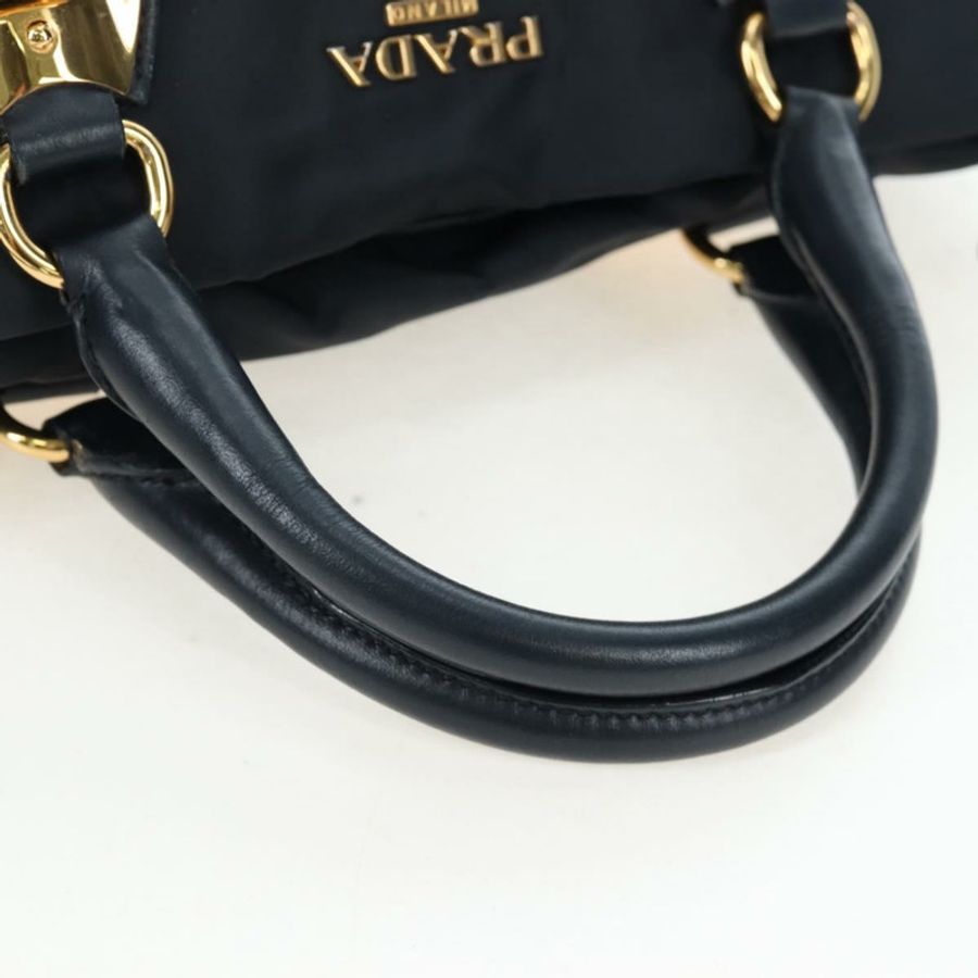 【日本直送】PRADA 尼龍雙肩包,海軍藍金色,正品 192936V-6