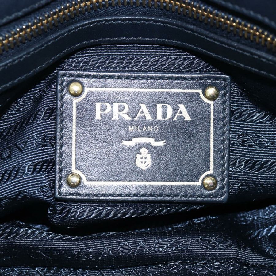 【日本直送】PRADA 尼龍雙肩包,海軍藍金色,正品 192936V-21