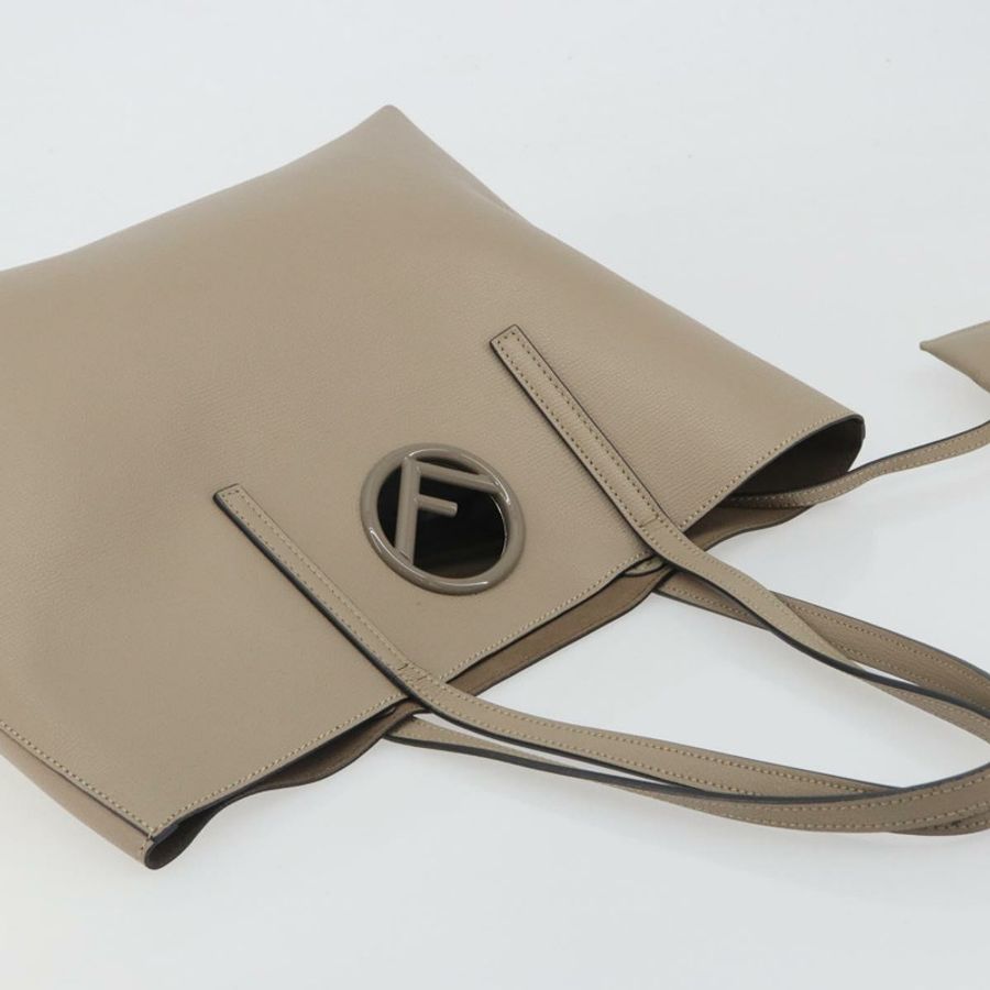 【日本直送】FENDI F's 手提包 皮革 灰色 8BH348 正品 192696A-5