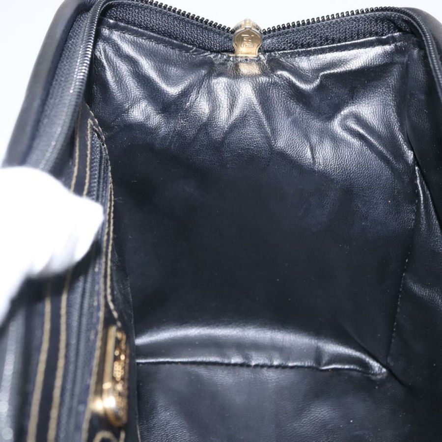 【日本直送】FENDI Zucca 波士頓包 PVC 皮革 棕色 金色色調 正品 192807A-18