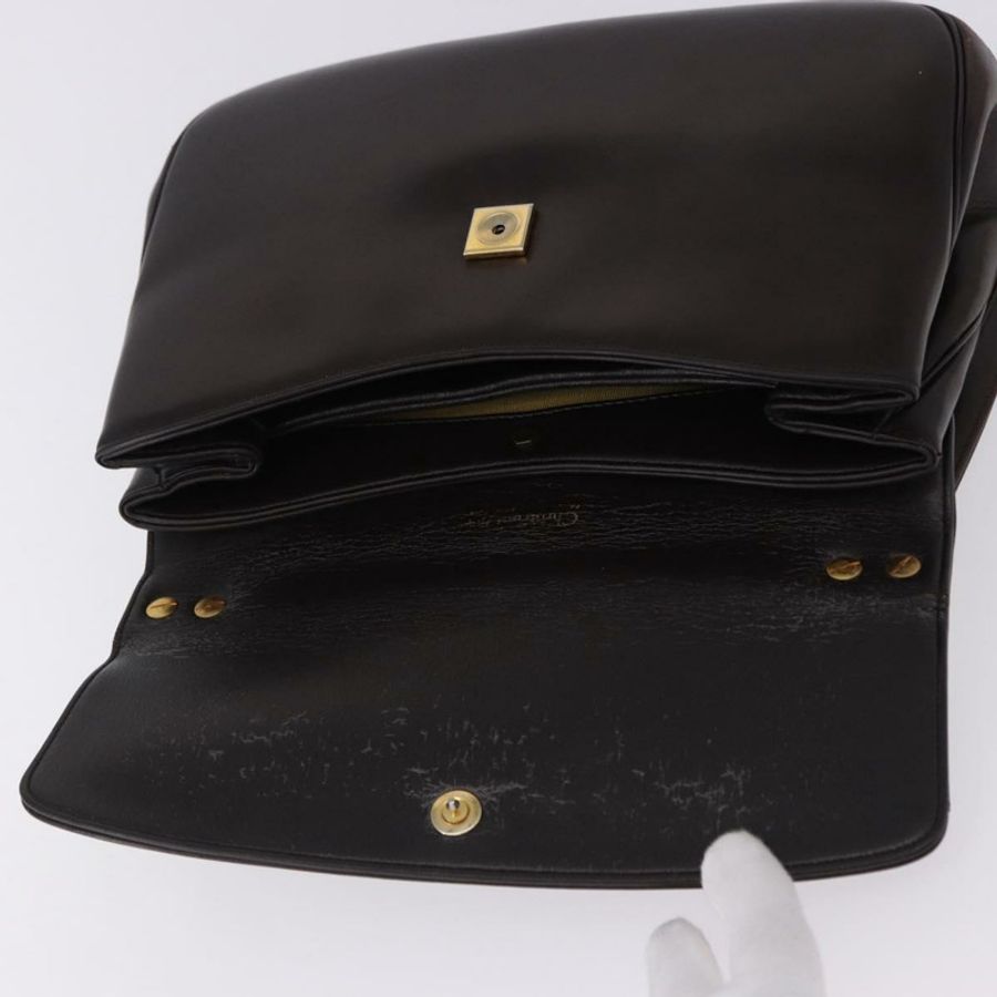 【日本直送】Christian Dior 手提包 小牛皮 兩用 棕色 金色色調 正品 192824A-8