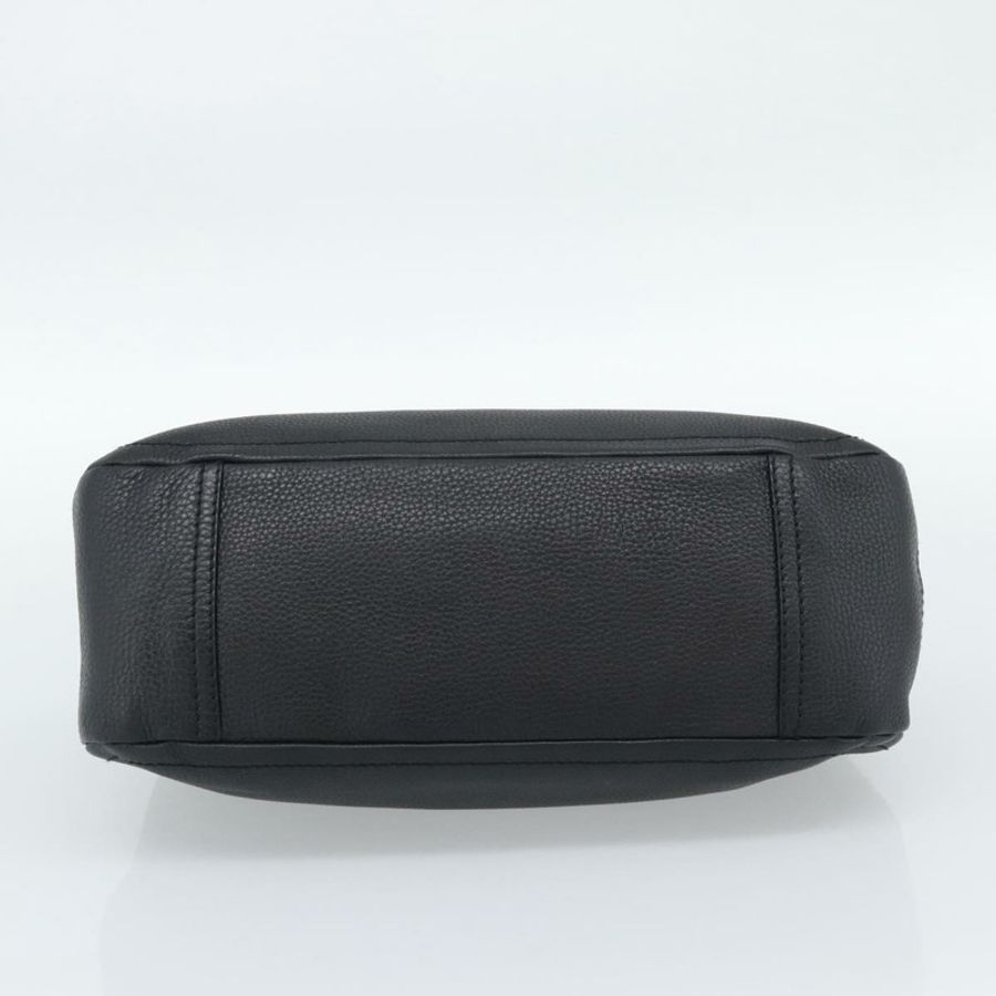 【日本直送】PRADA 手提包 皮革 黑色 銀色 正品 191866V-4