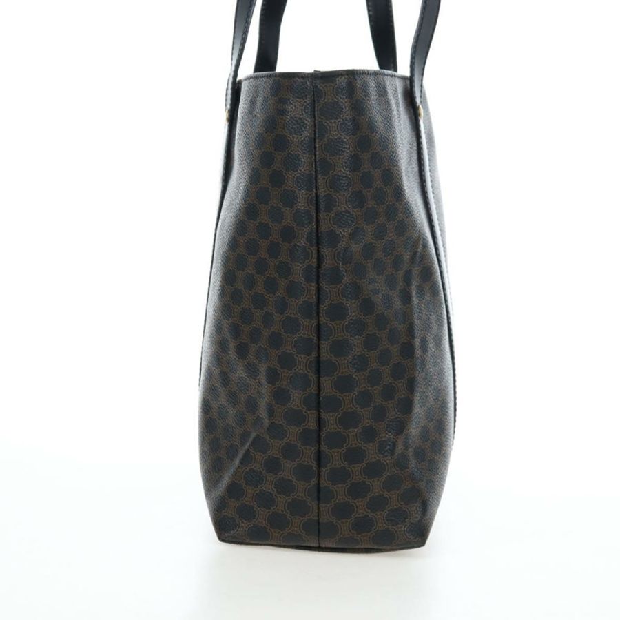 【日本直送】CELINE Macadam帆布手提包 PVC皮革 黑色 金色 正品 191811V-5