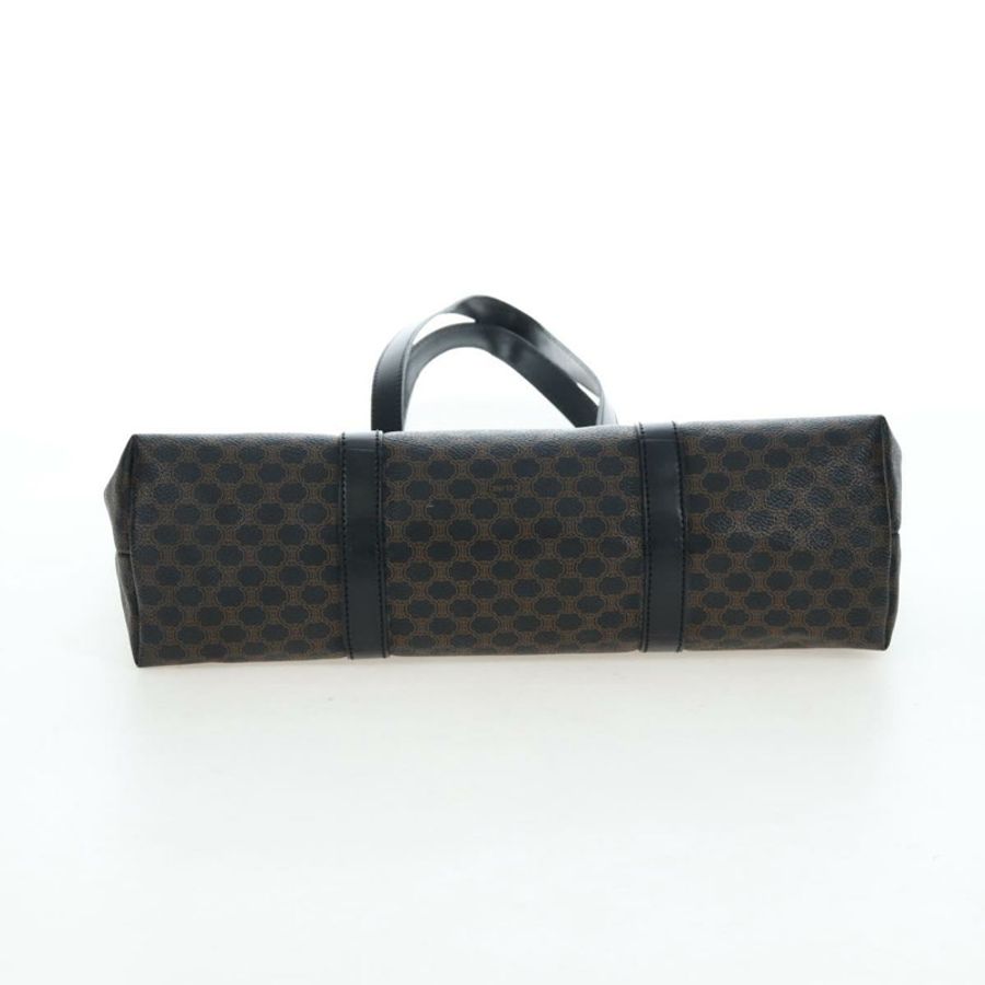 【日本直送】CELINE Macadam帆布手提包 PVC皮革 黑色 金色 正品 191811V-9