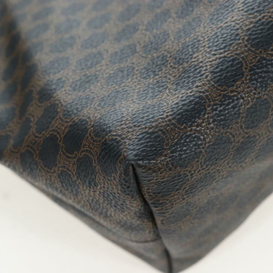 【日本直送】CELINE Macadam帆布手提包 PVC皮革 黑色 金色 正品 191811V-10