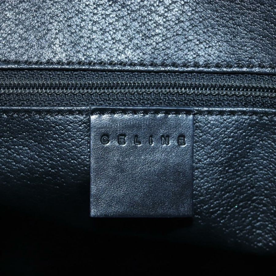 【日本直送】CELINE Macadam帆布手提包 PVC皮革 黑色 金色 正品 191811V-14
