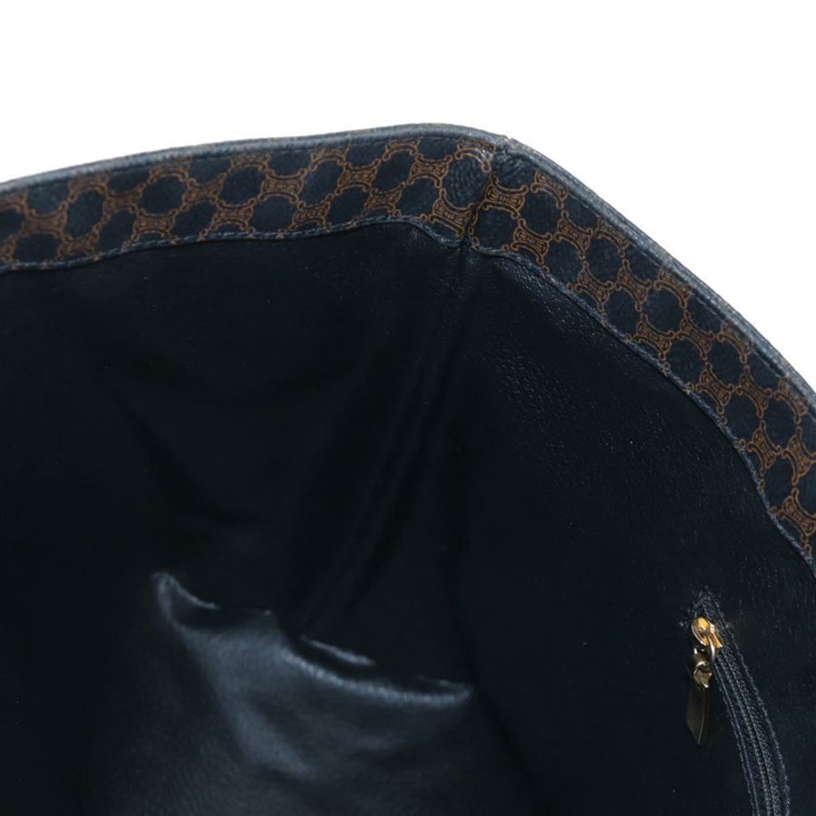 【日本直送】CELINE Macadam帆布手提包 PVC皮革 黑色 金色 正品 191811V-16
