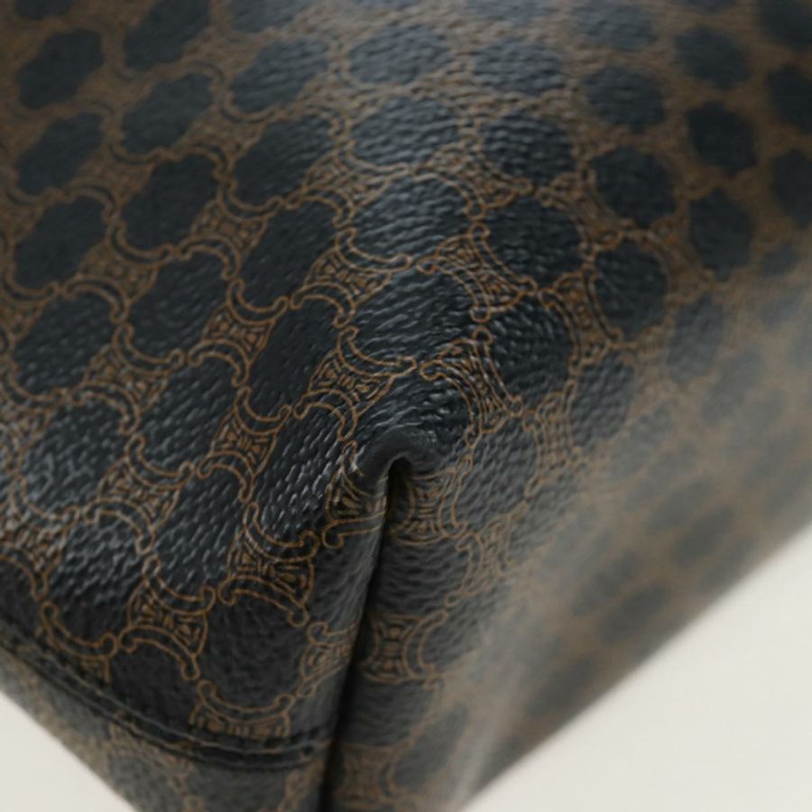 【日本直送】CELINE Macadam帆布托特包 PVC皮革 黑色 金色 正品 191814V-12
