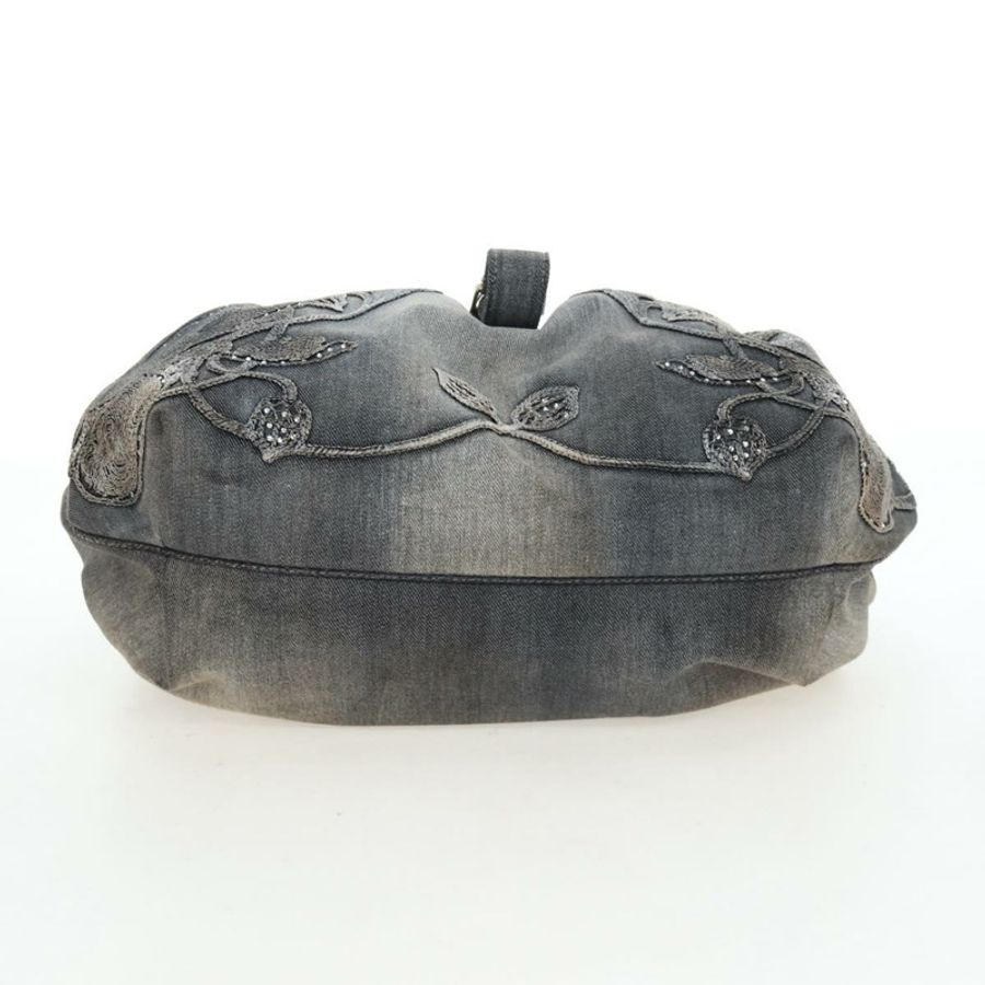 【日本直送】FENDI 肩背包 牛仔灰 金色 正品 191869SAV-8
