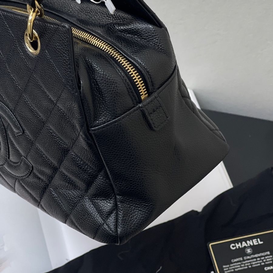 chanel香奈兒黑金ppt小號 鏈條包單肩 卡標齊全 配件塵袋。-4