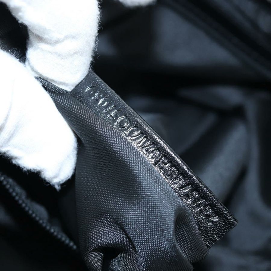 【日本直送】FENDI Zucchino帆布手提包 黑色 銀色 正品 am12126V-21