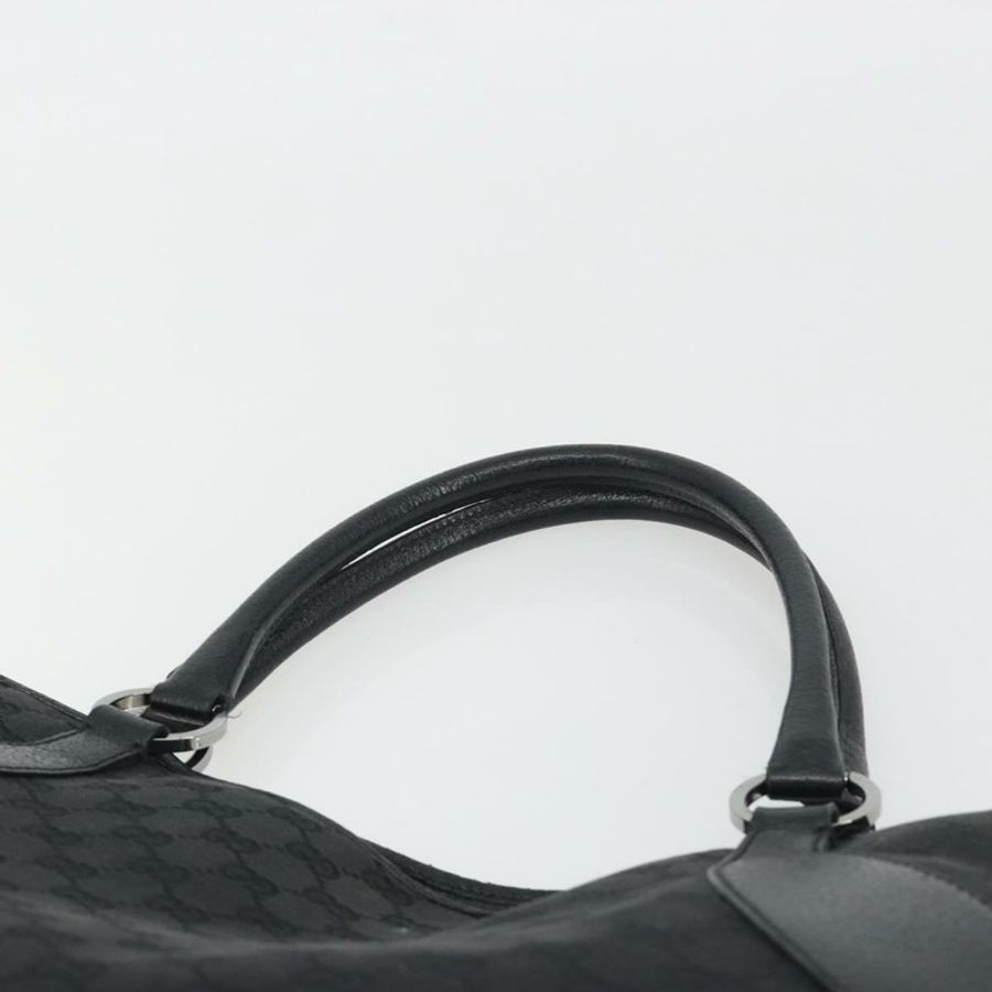【日本直送】GUCCI GG帆布托特包 黑色 銀色 113016 正品 am12219A-7