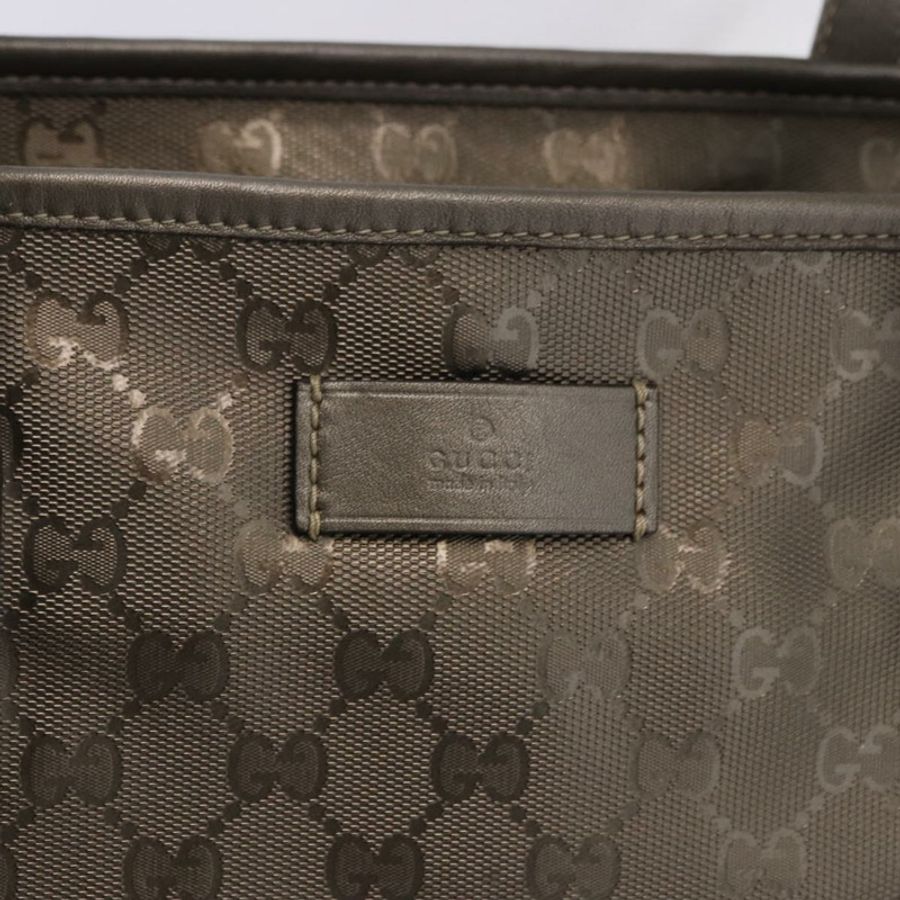 【日本直送】GUCCI GG 聯名手提袋 PVC 灰色 211120 Auth am12189V-14
